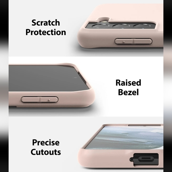 Galaxy S21+ Plus [AIR-S] Ringke Case Weightless as Air Light Cover Pink Sand - Picture 4 of 8